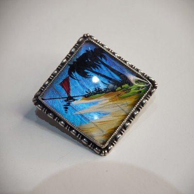 Butterfly Wings Sterling Thomas L Mott Brooches Vintage Sterling