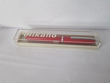 Pluma Estilográfica Pelikan Pelikano Roja - Plumín Metálico - Plumín Fino