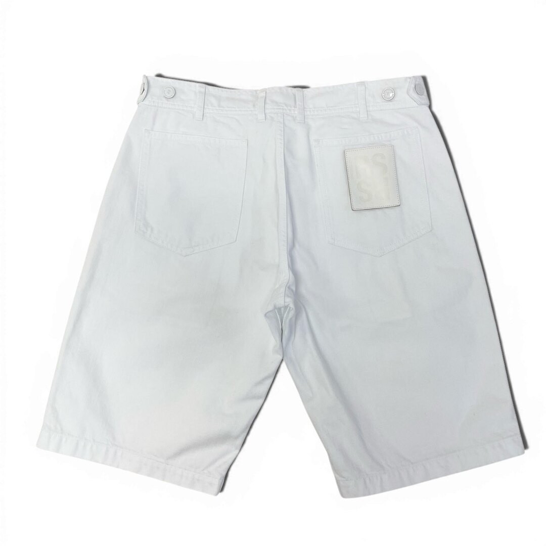RAF SIMONS ラフシモンズ 23SS DENIM SKATE SHORTS デニムスケートショートパンツ 231-M331 ホワイト 44 2a29 RAF SIMONS Rough 23SS DENIM SKATE SHORTS Bottoms 231-M331 50
