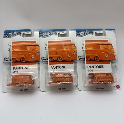 LOT Of 3 - 2026 HOT WHEELS SILVER SERIES PANTONE KOOL KOMBI Orange