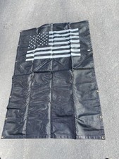 Pre-owned Jeep Wrangler TJ sun screen mesh shade in carry bag w/ US flag print