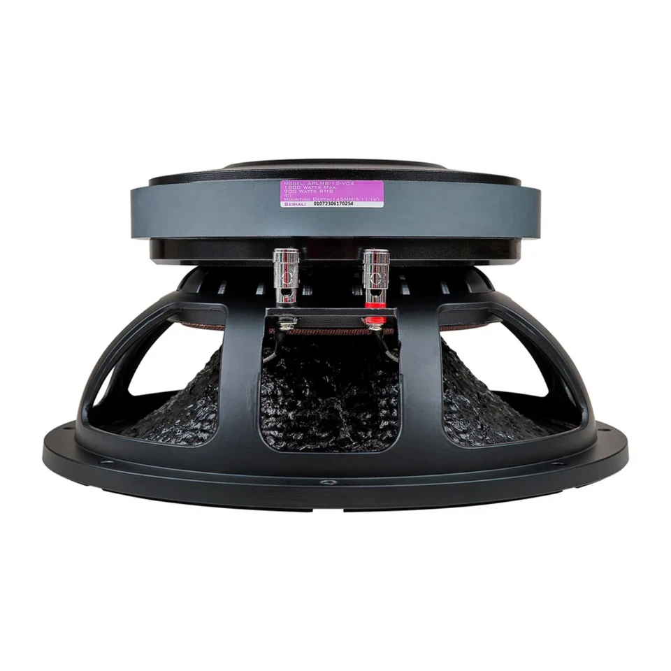 12" 900 Watt RMS 4-Ohm 4" Voice Coil Loudspeaker APLMB Series AP-APLMB-12-VC4 - Image 2 of 4