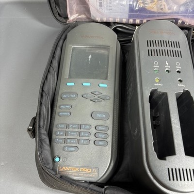 Wavetek LANTEK PRO XL Network Cable Tester w/ Remote Unit Case Accessories PARTS