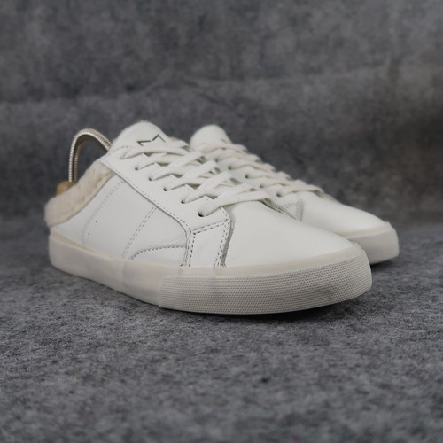 Marc Fisher Schuhe Damen 8,5 Sneaker Pantolette Slipper Leder Kunstfell Schnürer Freizeit