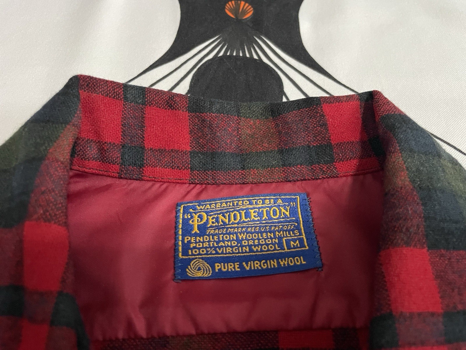 VTG Pendleton Board Shirt Button Up Loop Collar F… - image 5