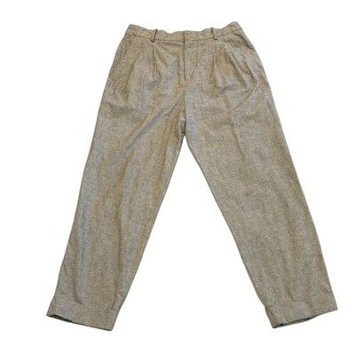 Isabel Marant Etoile Men's High Rise Straight Leg Casual Chino Pants 38 Pleated