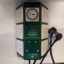 greenhouse  4000 WAT GreenPower Eco-Switch Contactors with Grasslin Timer USED