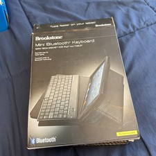 Brookstone Mini Bluetooth Keyboard For iPad Mini 1, 2, 3 Tablet "Black"
