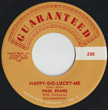PAUL EVANS 45: HAPPY-GO-LUCKY-ME/FISH IN THE OCEAN US GUARANTEED 208 NM/NM 1960