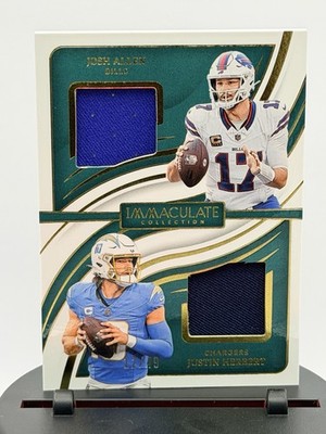 2024 Panini Immaculate Josh Allen & Justin Herbert /49 #IDJ-QB2 Dual Patch