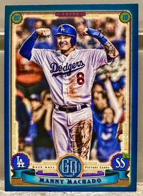 JERSEY #! 2019 Topps Gypsy Queen Manny Machado #115 Indigo 13/250! PADRES!