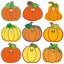 45Pcs Pumpkin Cutouts Fall Decorations for Classroom Bulletin Board Fall Than...