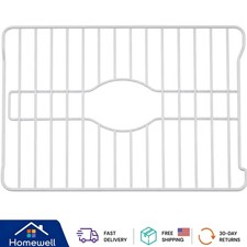 Multi-Purpose White Sink Protector - Durable Grid Design for Standard Sinks