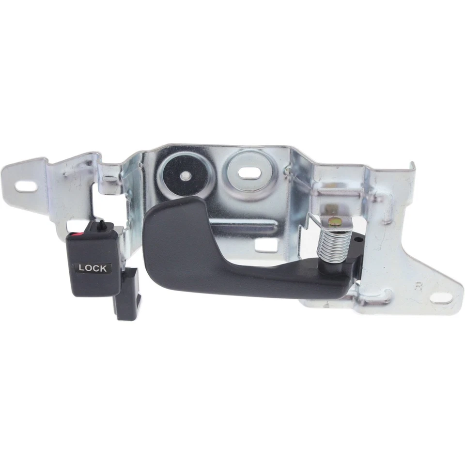 Juego de manijas de puerta interiores para Honda Civic 1992-1995 negras delanteras negras 2 piezas Foto 3 de 4