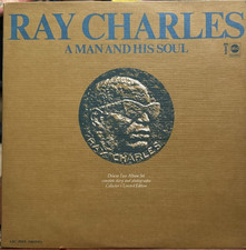 RAY CHARLES:A Man And His Soul:Double MONO LP 1972 ABCS-590X w/Booklet EX/NrMt