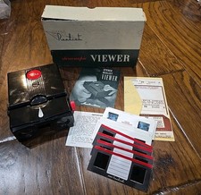 Stereo Realist Stereoscopic Viewer Model ST 61 w/Box, Paperwork, Slides, Working