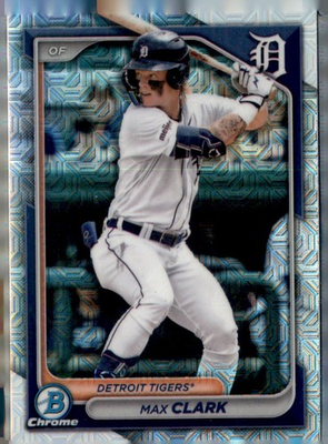 #ad 2024 Bowman Chrome Prospects Mojo Refractors #BCP 195 Max Clark $1.79