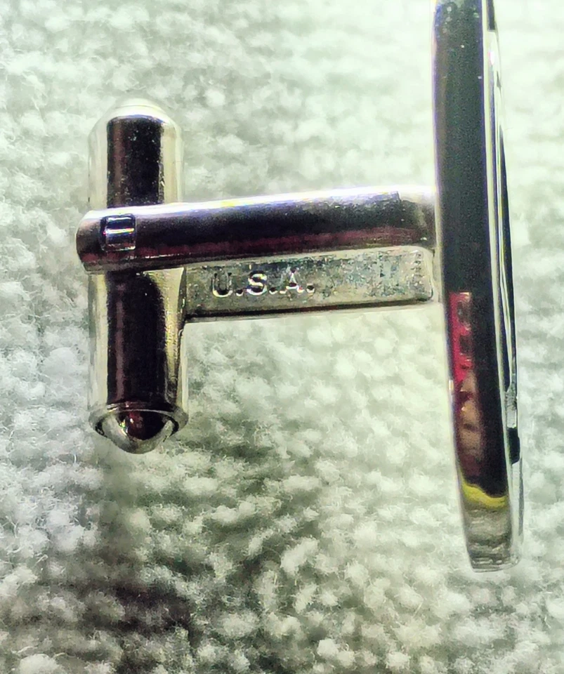 Monograma G Letra Inicial Vintage HICKOK GRANDE Abotoaduras Gibson Graham Griffin - Imagem 4 de 4