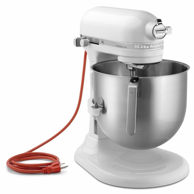 Kitchenaid Commercial 8 Qt Bowl Lift Nsf Stand Mixer Rksm8990wh 1 3hp White