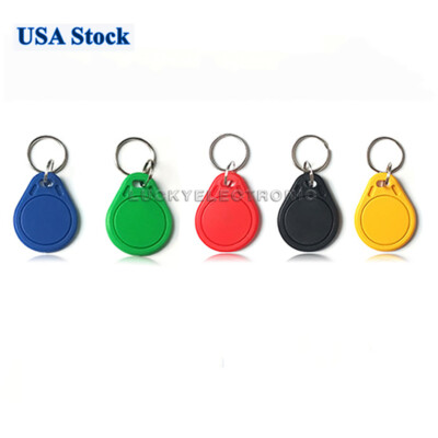 50pcs T5577 EM4305 RFID Tag Can Copy EM4100 125khz card Proximity Token Keyfobs