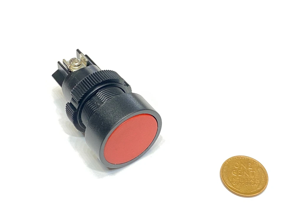 2 x Red Push Button Switch NC N/O 22mm LA38-11 Normally closed open Momentary G2 - Image 3 of 4