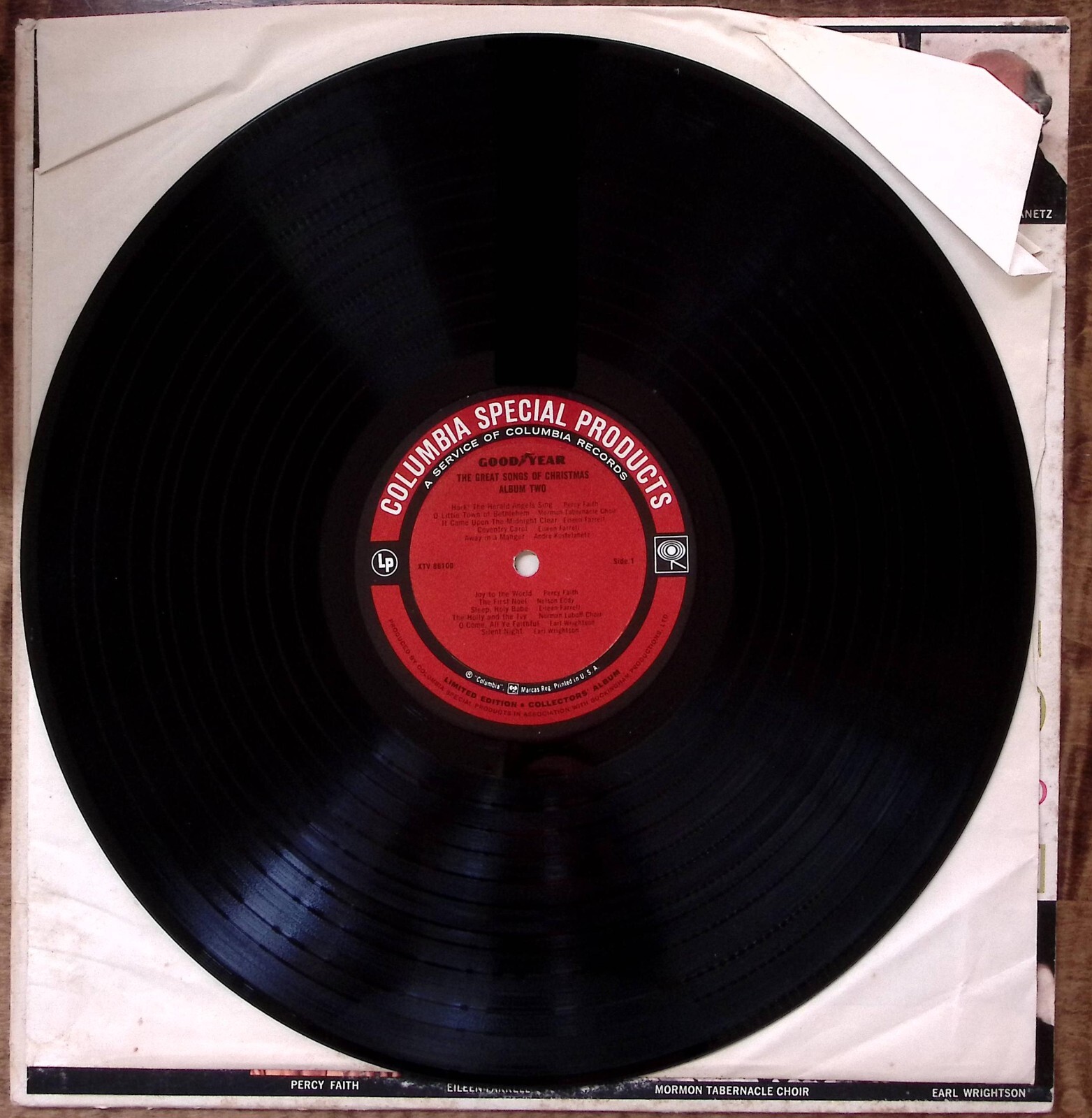 VARIOUS ARTISTS THE GREAT SONGS OF CHRISTMAS COLUMBIA RECORDS VINYL LP 198-12 thumbnail 3