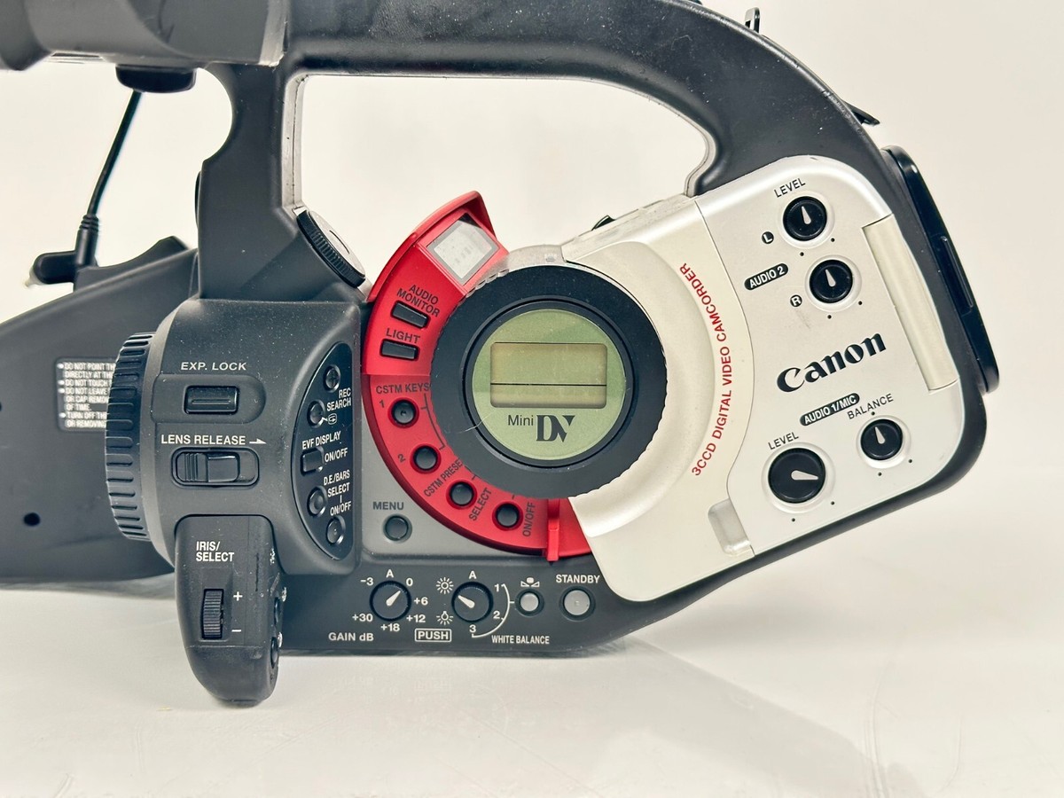 【希少】Canon　DM-XL1S Canon DM-XL1S Digital NTSC Mini DV 16x Zoom Camcorder Video
