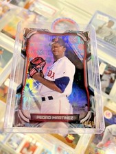 2018 Topps High Tek PortraiTEK Pedro Martinez  #/50 Boston Red Sox 