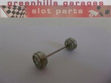 Greenhills Scalextric Subaru Impreza Street Machine C2607 Front Axle Wheels- Use
