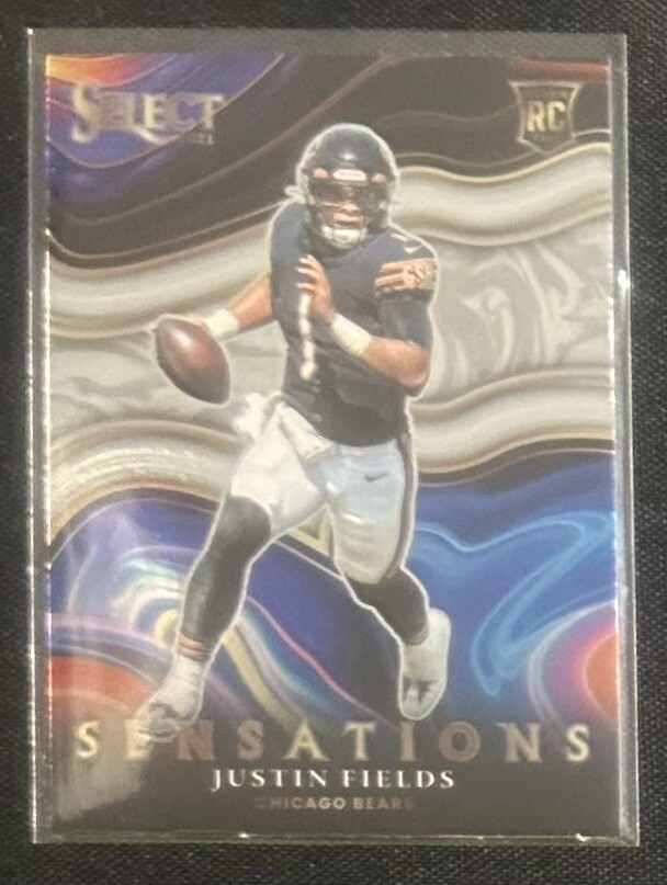 2021 SELECT SENSATIONS ROOKIE BEARS #SEN-14 JUSTIN FIELDS RC Q0660