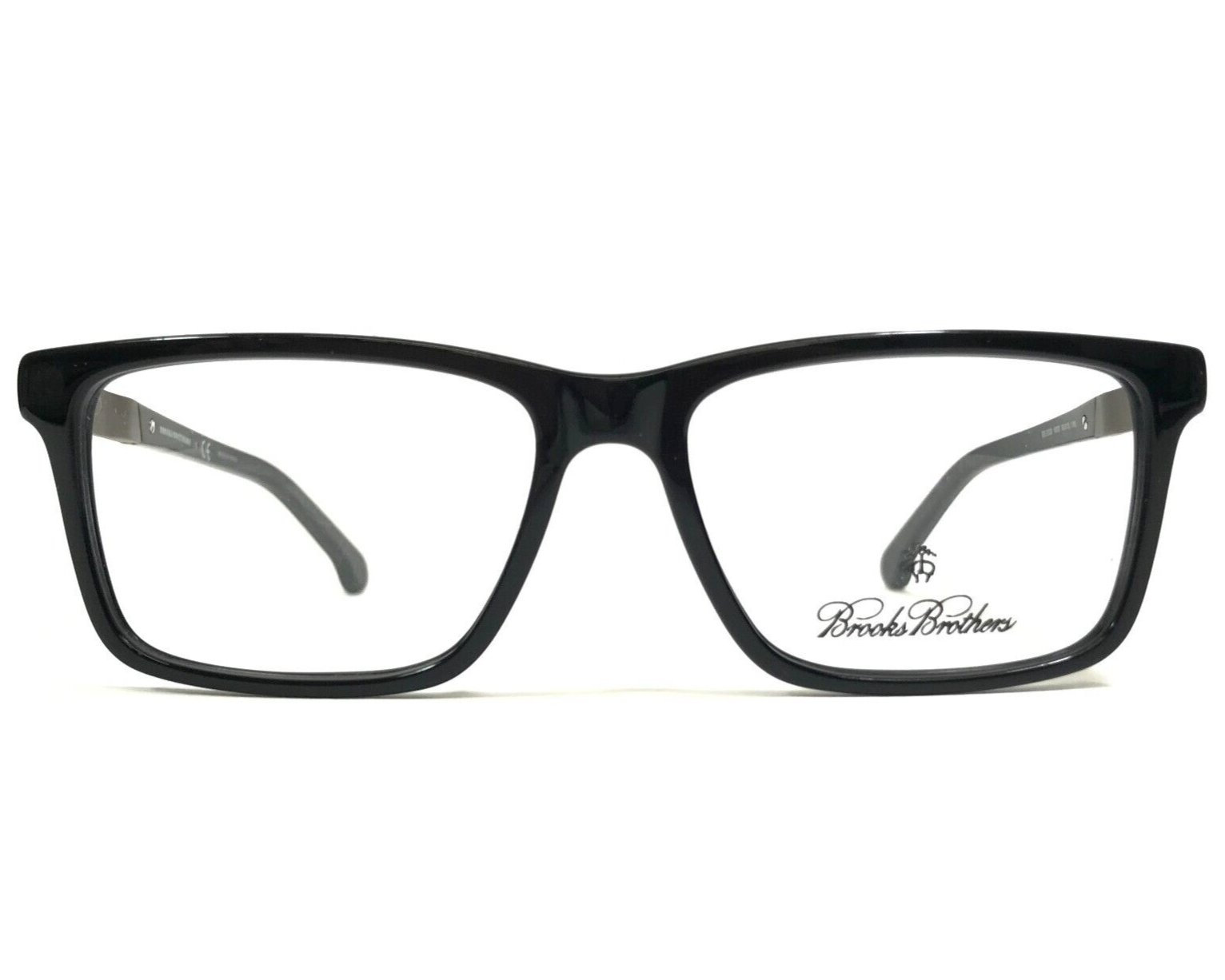 Brooks Brothers Eyeglasses Frames BB2026 6000 Black Gunmetal Full Rim 53-15-140