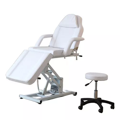 Electric Massage Table Salon Spa Tattoo Bed 3 Fold Beauty Adjust Reclining Chair - Picture 13 of 30