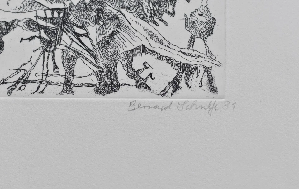 Bernard Schultze Grafik Migof Gestrüpp 1 Radierung signiert - Bild 4 von 4