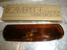 NEW Vintage Avon Cambridge Collection Folding Tortoise Comb