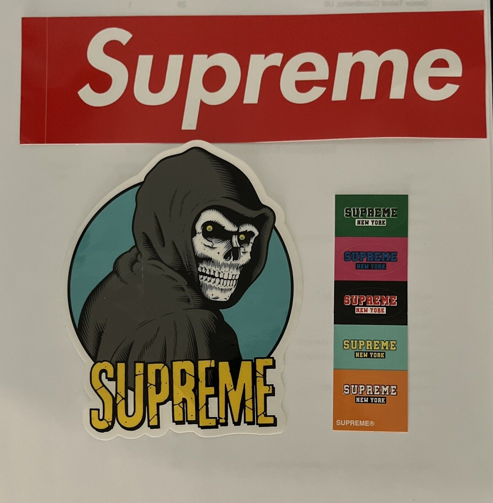 Supreme Shrek Sticker, Fall Winter 2021