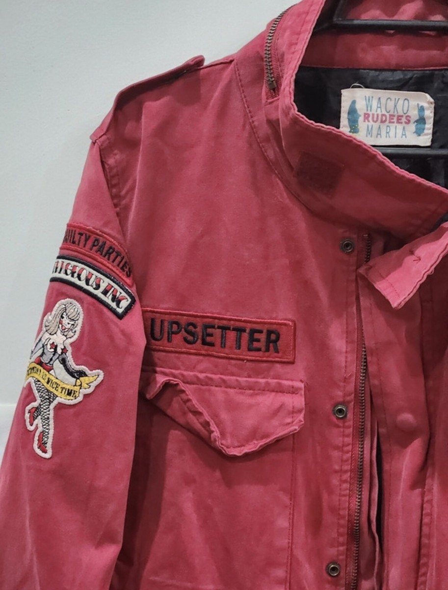 WACKO MARIA UPSETTER OUTRAGEOUS RUDEES PATCH MILITARY