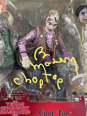 Chop-Top Signed Mezco Action Figure Bill Moseley Texas Chainsaw