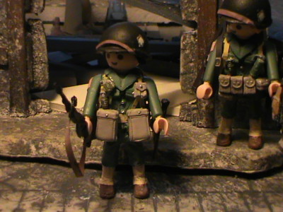 PLAYMOBIL Personnalisé - Peloton Infanterie US Army Normandie 1944 - Ref 0298