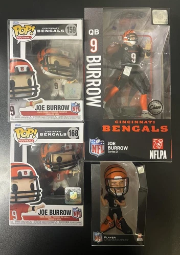 (4) Joe Burrow Imports Dragon Series 2 Funko Pop #159 168 Foco Showstomperz