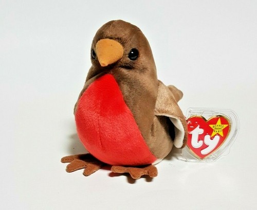 Retired Classic Ty Beanie Baby "Early" the Robin 1998 MWMT Made in China
