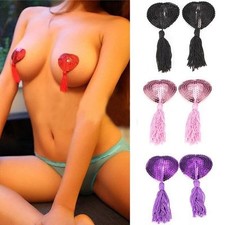 Women Conceal Nipple Self-adhesive Breast Nipple Glitter Nippies Cover Lingerie