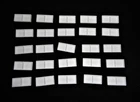 LOT OF FIFTY (50)  ALUMINA CERAMIC DOUBLE SAMPLE PANS No.: 391