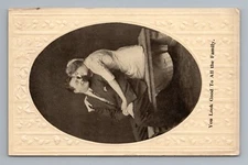 Still Life Art Vintage Sepia Tone Early 20th Century Collectible Postcard