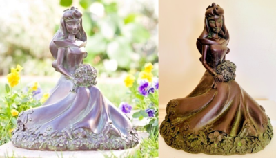 #ad DISNEY SLEEPING BEAUTY PRINCESS AURORA GARDEN STATUE FIGURINE New in Box $199.00