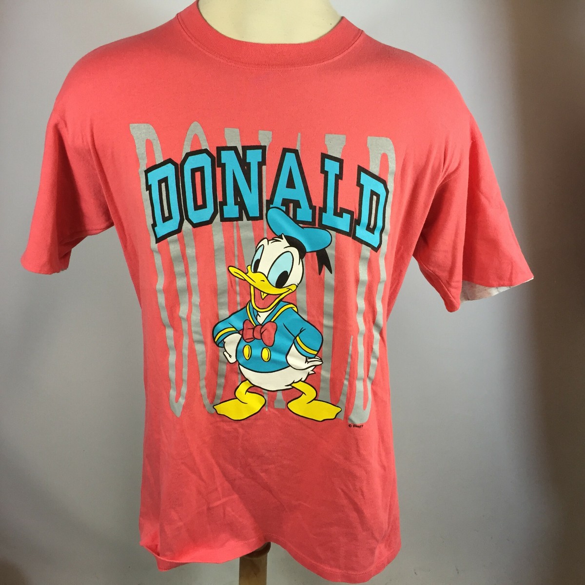 Vintage Minty 80s 90s Donald Duck Neon Surf Skate Walt Disney 