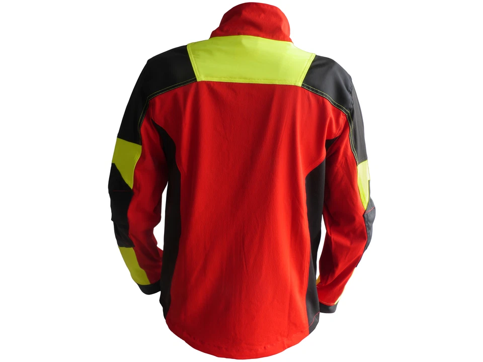 SÄGENSPEZI Forst- und Funktionsjacke wetterfest Workwear S1 Ultra neon S - 3XL - Bild 3 von 4