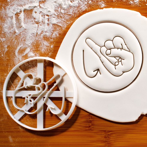 Lot De 3 Emporte-pièces Ipswich – Biscuit Fondant Ou Couteau, Forme Biscuit, Tailles Variées, Blanc