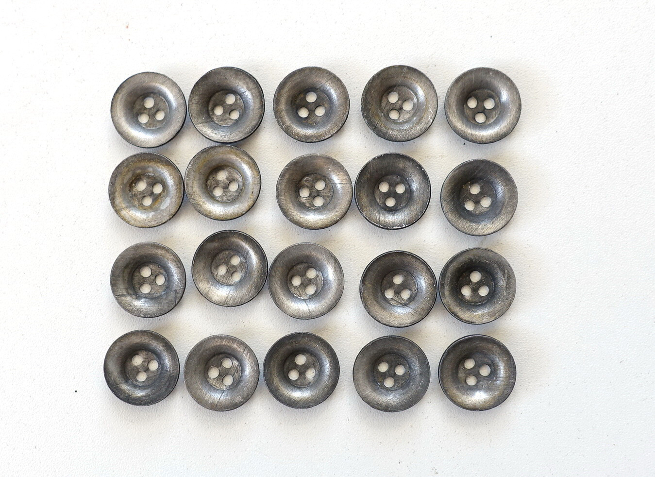 GERMAN ARMY WWII REPRO 3 HOLE ALUM ZELTBAHN BUTTONS 20 aged | eBay