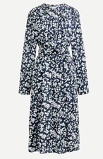 J. Crew Button Front Tunic Dress in Little Blooms Size S