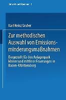Zur Methodischen Auswahl Von EmissionsminderungsmaßNahmen | Buch | 9783790805475-image